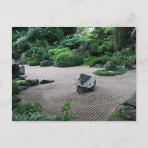 Zen Garden H Landschap Tuin Fotografie Briefkaart