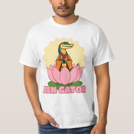 Zen Gator T-shirt ontwerp (Voorkant)
