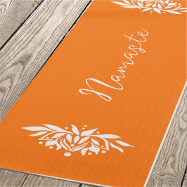Zen Geïnspireerde Flaming Lotus Bloem Yoga Mat