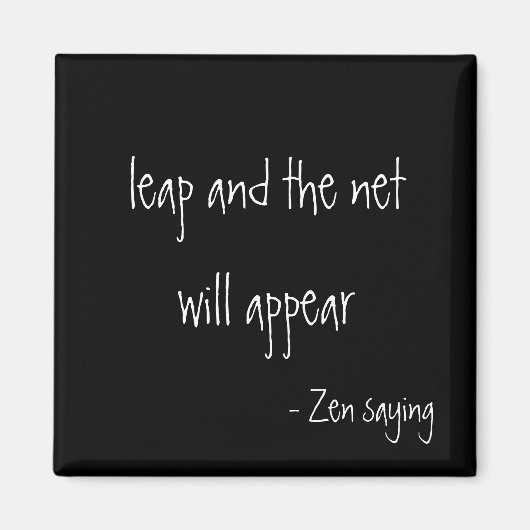 Zen Gezegde - Magneet (Voorkant)