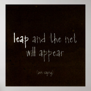 Zen Gezegde Poster