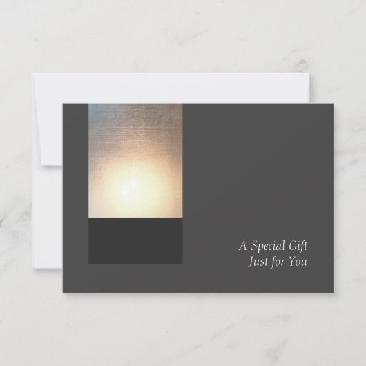 Zen Glow Beauté bien-être Carte cadeau Faire-part (Devant)