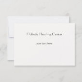 Zen Glow Beauté bien-être Carte cadeau Faire-part (Dos)