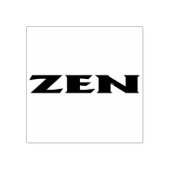 Zen grand tampon caoutchouc avec poignée (Impression)