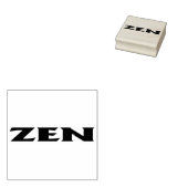 Zen gros tampon caoutchouc sans poignée (Tamponné)