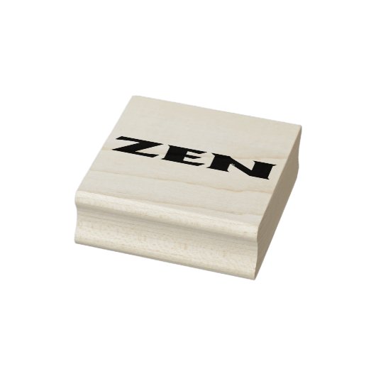Zen gros tampon caoutchouc sans poignée (Tampon)