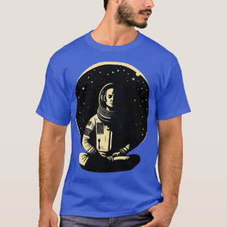 Zen in de ruimte t-shirt
