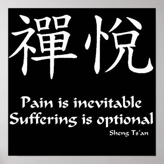 Zen Joy - Pain Poster (Voorkant)