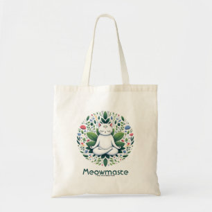 Zen Kat Meditatie Meowmaste Tote Bag