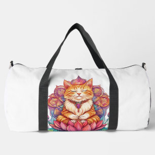 Zen Kat Vibes � Mediterende Kitty Psychedelisch Plunjezak