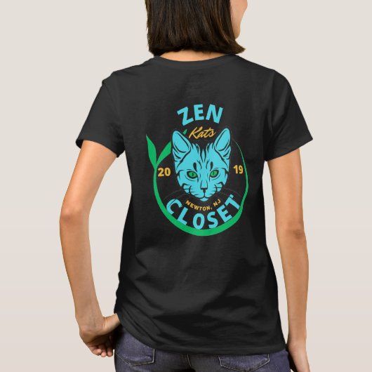 Zen Kats Closet T-shirt (Achterkant)