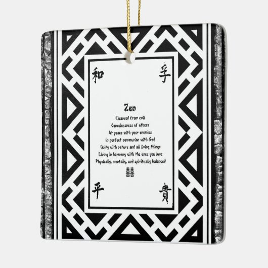 Zen Keramisch Ornament (Links)