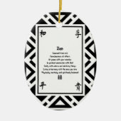 Zen Keramisch Ornament (Voorkant)