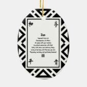Zen Keramisch Ornament (Achterkant)
