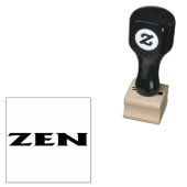 Zen klein rubber stempel w handvat (Gestempeld)