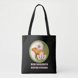 Zen Knaagdieren Nooit Stress Capybara Humor Draagtas
