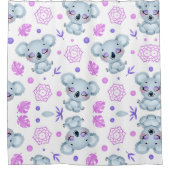 Zen Koala Douchegordijn (Voorkant)