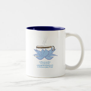 Zen koffie tweekleurige koffiemok