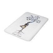 Zen kunst groeit als een boom badmat (Gekanteld)