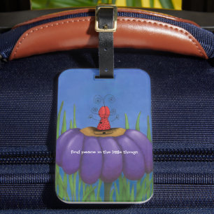 Zen Ladybug Bagagelabel
