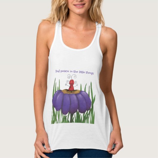 Zen Ladybug Tanktop (Voorkant)