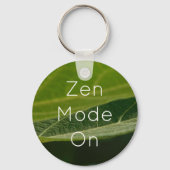 Zen Leaf Sleutelhanger - "Zen Mode" (Voorkant)