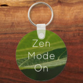 Zen Leaf Sleutelhanger - "Zen Mode" (Voorkant)