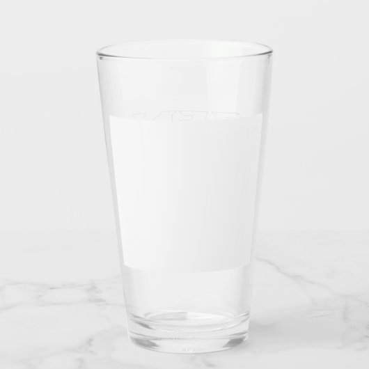 Zen ligne blanche verre blanc (Dos)