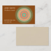 Zen Mandala wellness coach Visitekaartje (Voorkant / Achterkant)