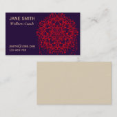 Zen Mandala wellness coach Visitekaartje (Voorkant / Achterkant)