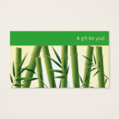 Zen Massage ı Carte cadeau (Dos)