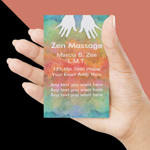 Zen Massage Visitekaartje