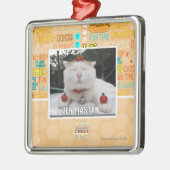 Zen Mastah Metalen Ornament (Links)