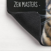 Zen Master/Funny Quote/Cat Photo Muismat (Hoek)