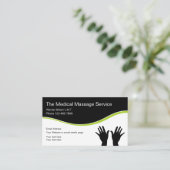 Zen Medical Massage Visitekaartje (Staand voorkant)