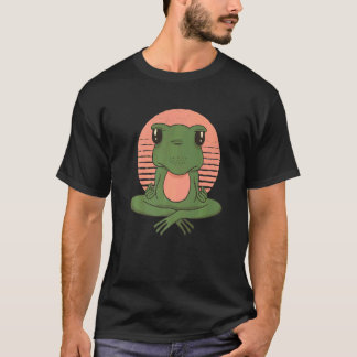 Zen Meditatie Yoga Kikker Omm T-shirt