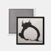 Zen meditation magnet magneet (Voorkant / Achterkant)