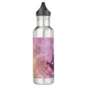 Zen Meditation Paars Personalized Waterfles (Links)