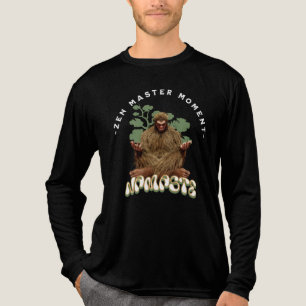 Zen Meester Moment Namaste - Bigfoot Meditatie Tri-Blend Shirt