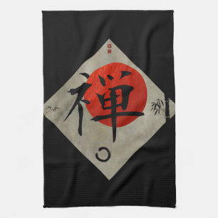 Zen met Enō Circle #2 Theedoek