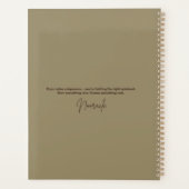 Zen Mindfulness Planner (Achterkant)