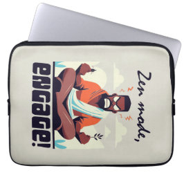 Zen Mode, doe mee! ⚡ Volwassenen zijn een glitch Laptop Sleeve