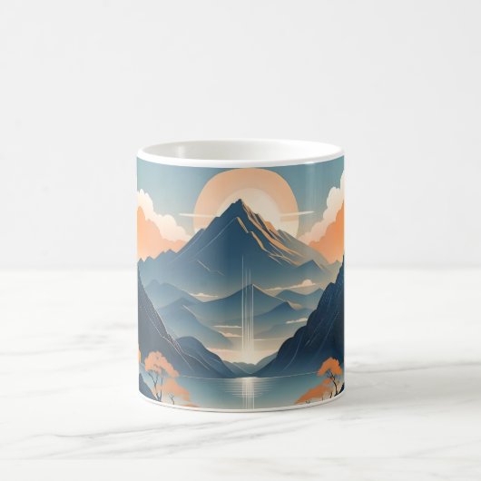 Zen Mountain Sunrise Mug (Centre)