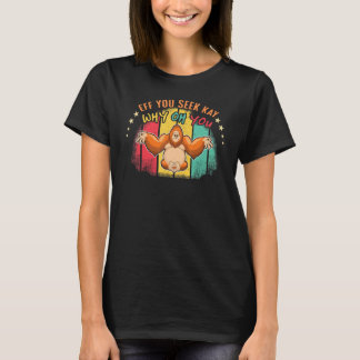 Zen Namaste Dier Meditatie Waarom Jij Aap Pilat T-shirt