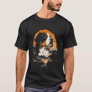 Zen Natuur Vrede Berner Sennenhond T-shirt