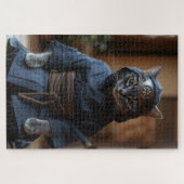 Zen Ninja Cat Puzzle (Horizontal)
