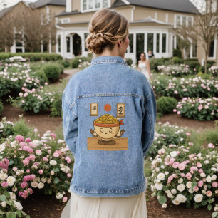 Zen Noodles meditatie Denim Jacket