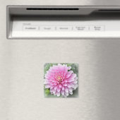 Zen of Simplicity Dahlia Magnet (In Situ (Lave-vaisselle))