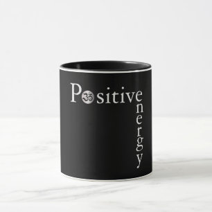 Zen om Positive Energy Minimalist Black and White Mok