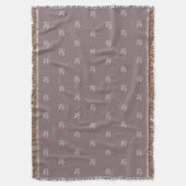 Zen Om symbole motif Sanskrit couverture rose past (devant Vertical)